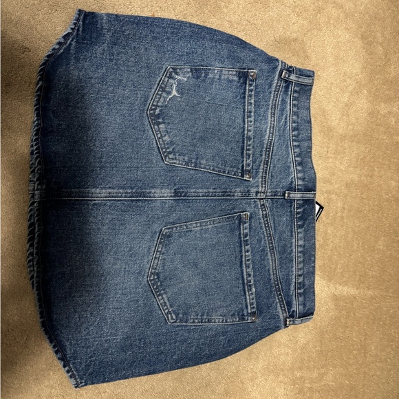 Express Classic Blue Mini Skirt. Size 6. - Picture 2 of 4